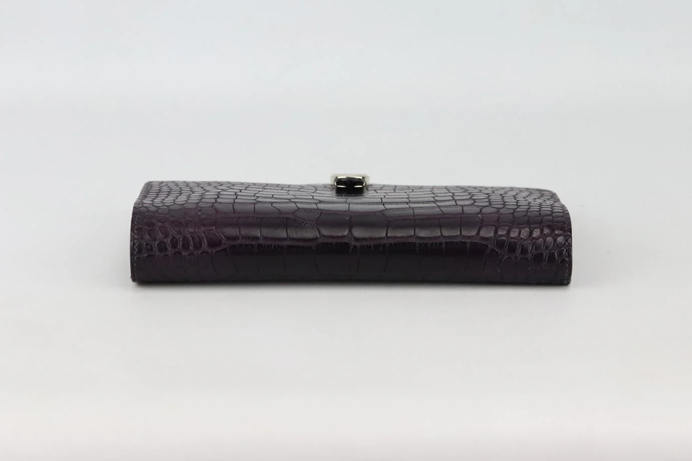 HERMÈS 2014 DOGON DUO ALLIGATOR MISSISSIPPIENSIS AND LEATHER WALLET - Image 4