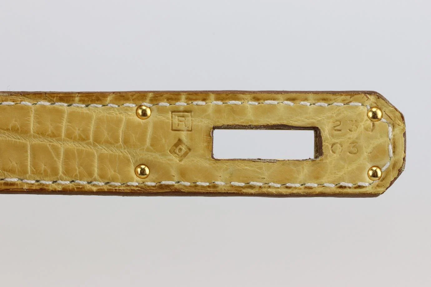 HERMÈS 2014 KELLY RETOURNE 28CM MATTE NILOTICUS CROCODILE LEATHER BAG - Image 11