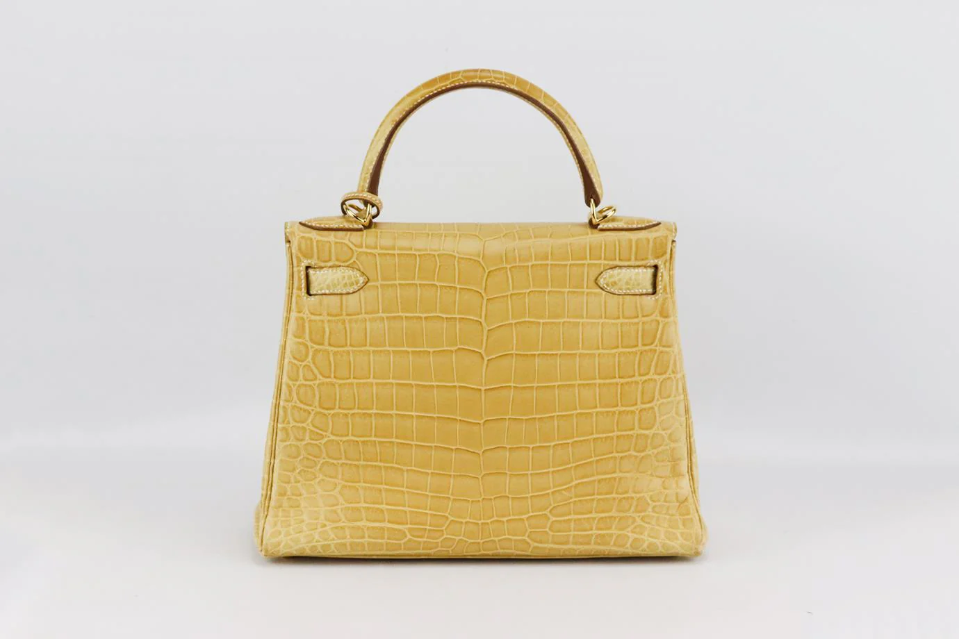 HERMÈS 2014 KELLY RETOURNE 28CM MATTE NILOTICUS CROCODILE LEATHER BAG - Image 4