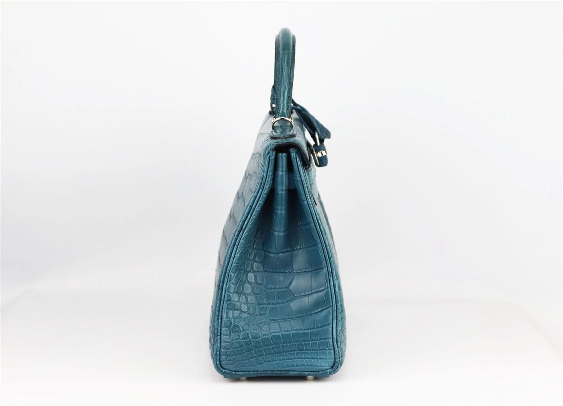 HERMÈS 2015 KELLY 32CM MATTE ALLIGATOR MISSISSIPPIENSIS LEATHER BAG - Image 4