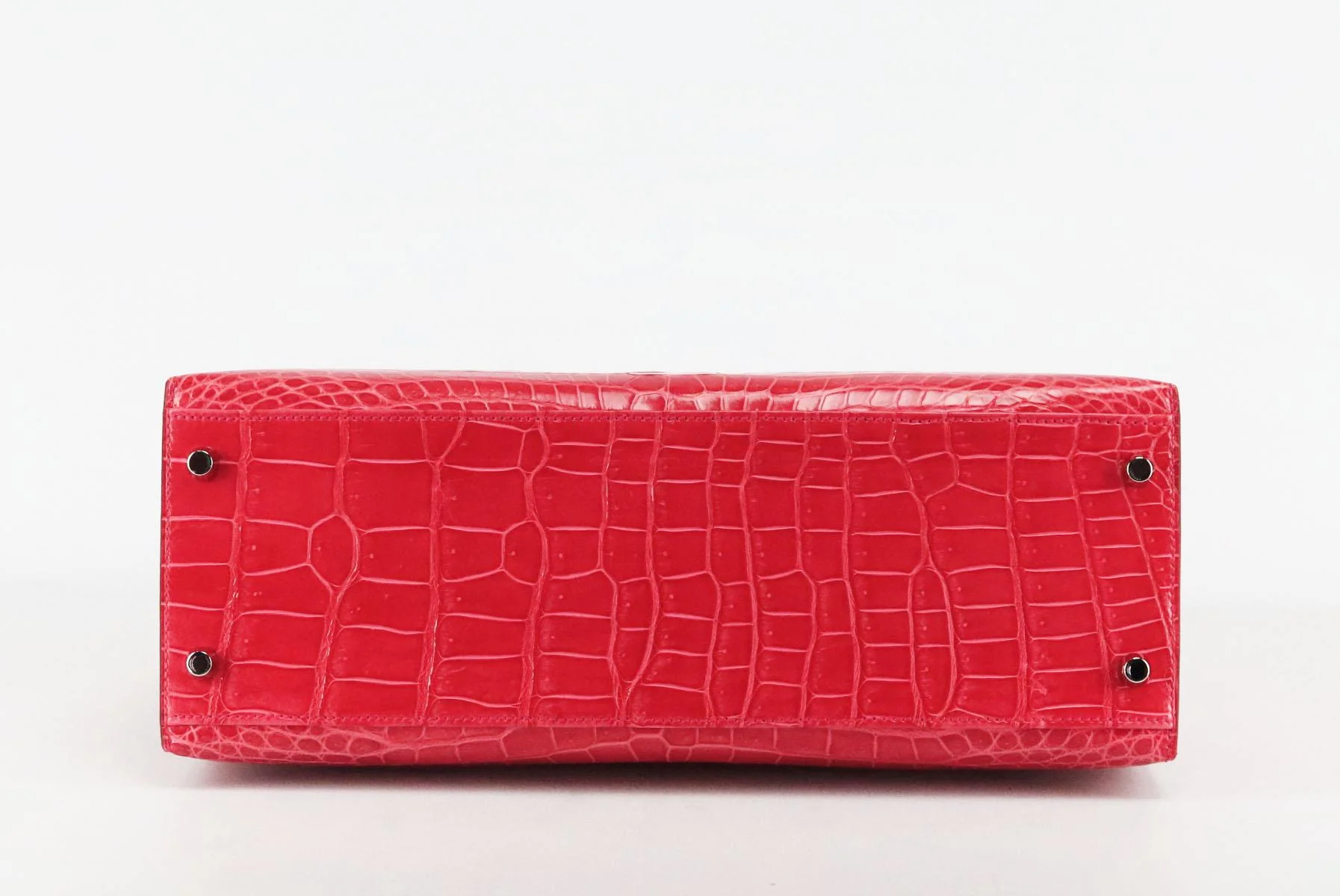 HERMÈS 2015 KELLY SELLIER 32CM POROSUS CROCODILE LEATHER BAG - Image 7