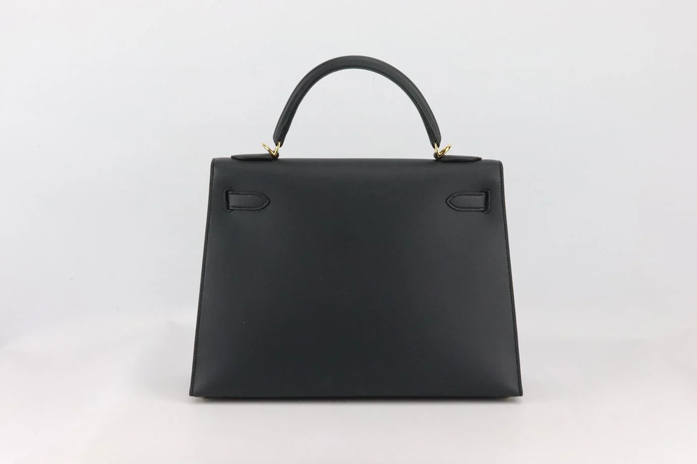 HERMÈS 2015 KELLY SELLIER 32CM SOMBRERO LEATHER BAG - Image 4