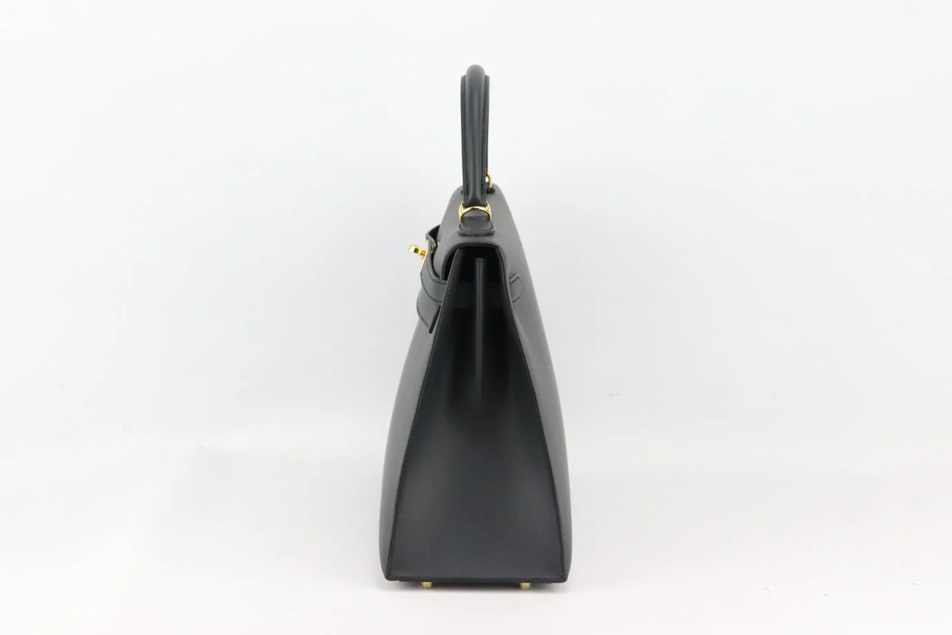 HERMÈS 2015 KELLY SELLIER 32CM SOMBRERO LEATHER BAG - Image 5
