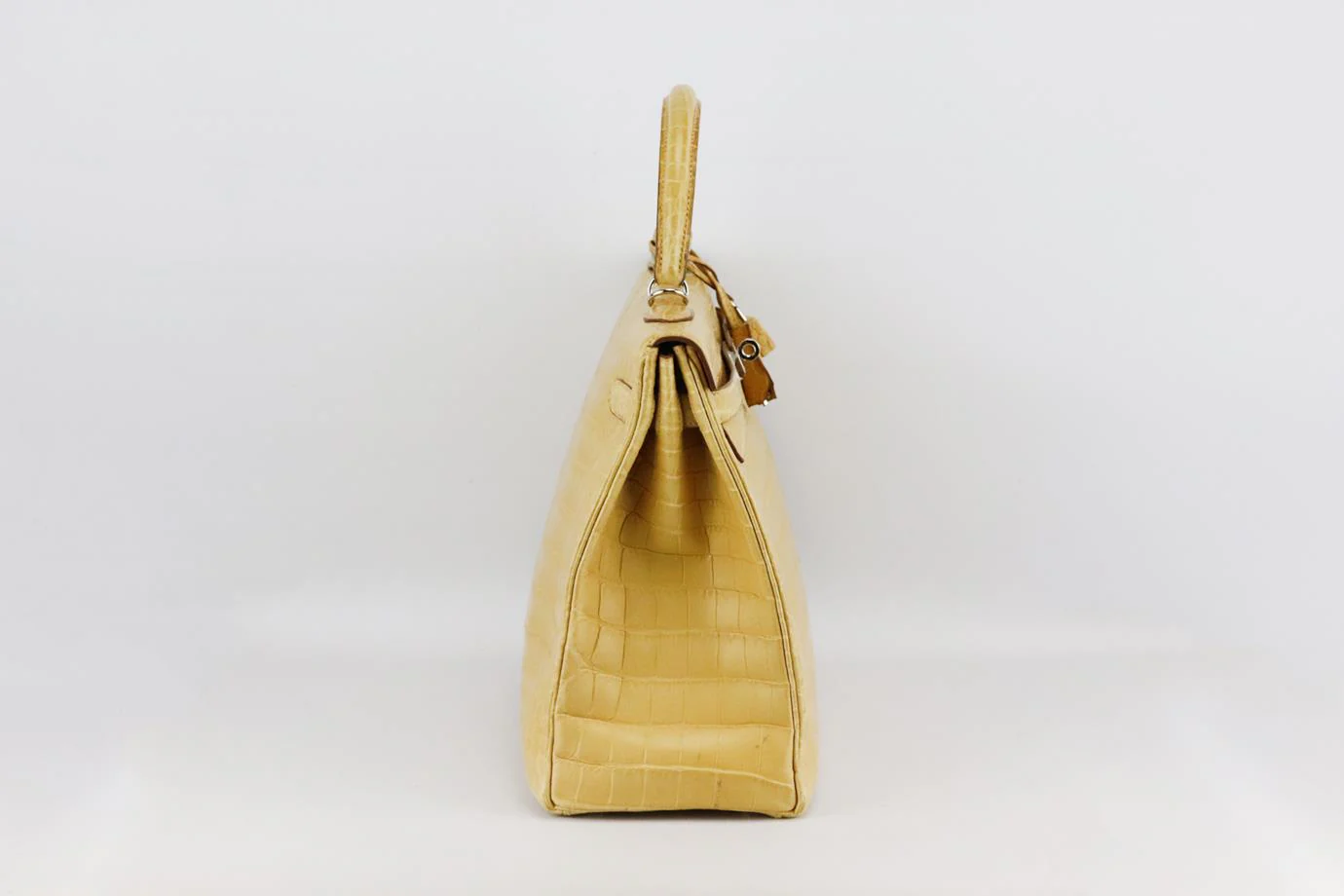 HERMÈS 2016 KELLY RETOURNE 35CM MATTE NILOTICUS CROCODILE LEATHER BAG - Image 3