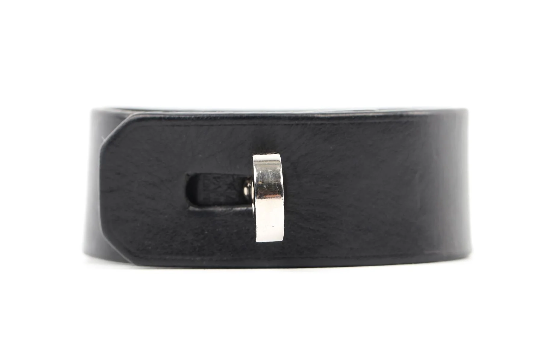HERMÈS BLACK 2014 HIP HOP LEATHER BRACELET - Image 2