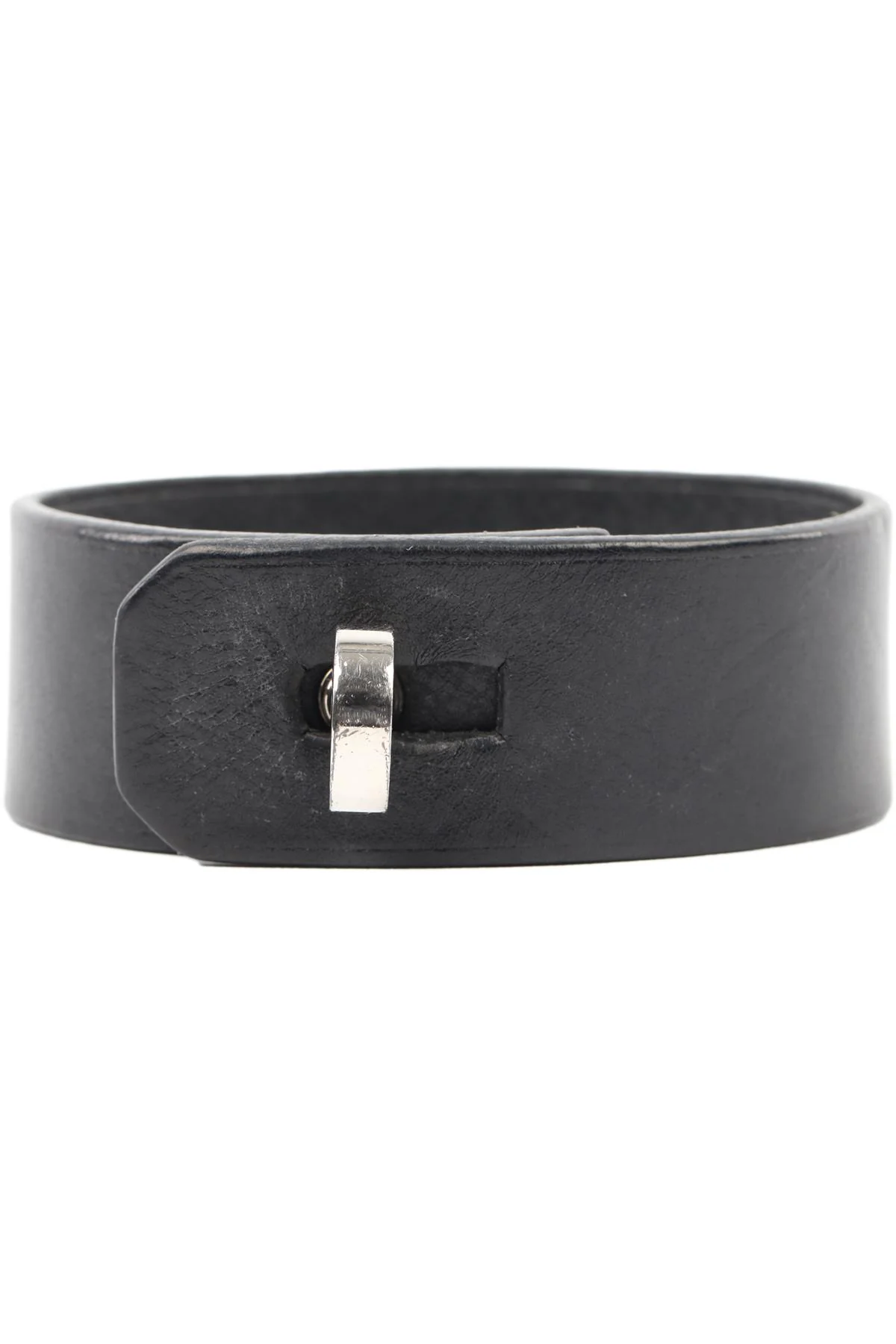 HERMÈS BLACK 2014 HIP HOP LEATHER BRACELET