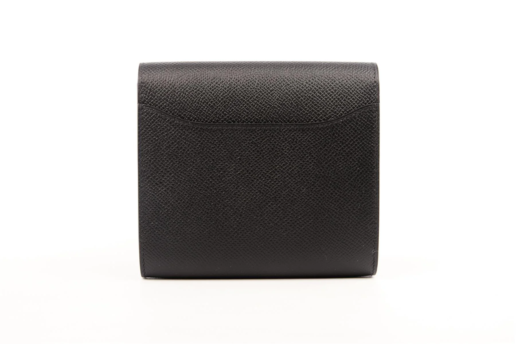 HERMÈS BLACK 2020 CONSTANCE COMPACT EPSOM LEATHER WALLET - Image 6