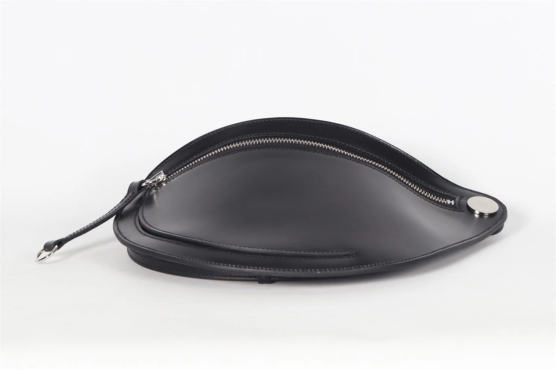 HERMÈS BLACK 2024 PETITE COURSE BOX LEATHER SHOULDER BAG IN NOIR - Image 7