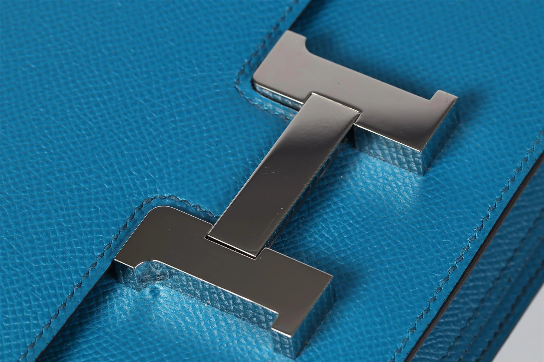 HERMÈS BLUE 2014 CONSTANCE ELAN EPSOM LEATHER SHOULDER BAG - Image 10