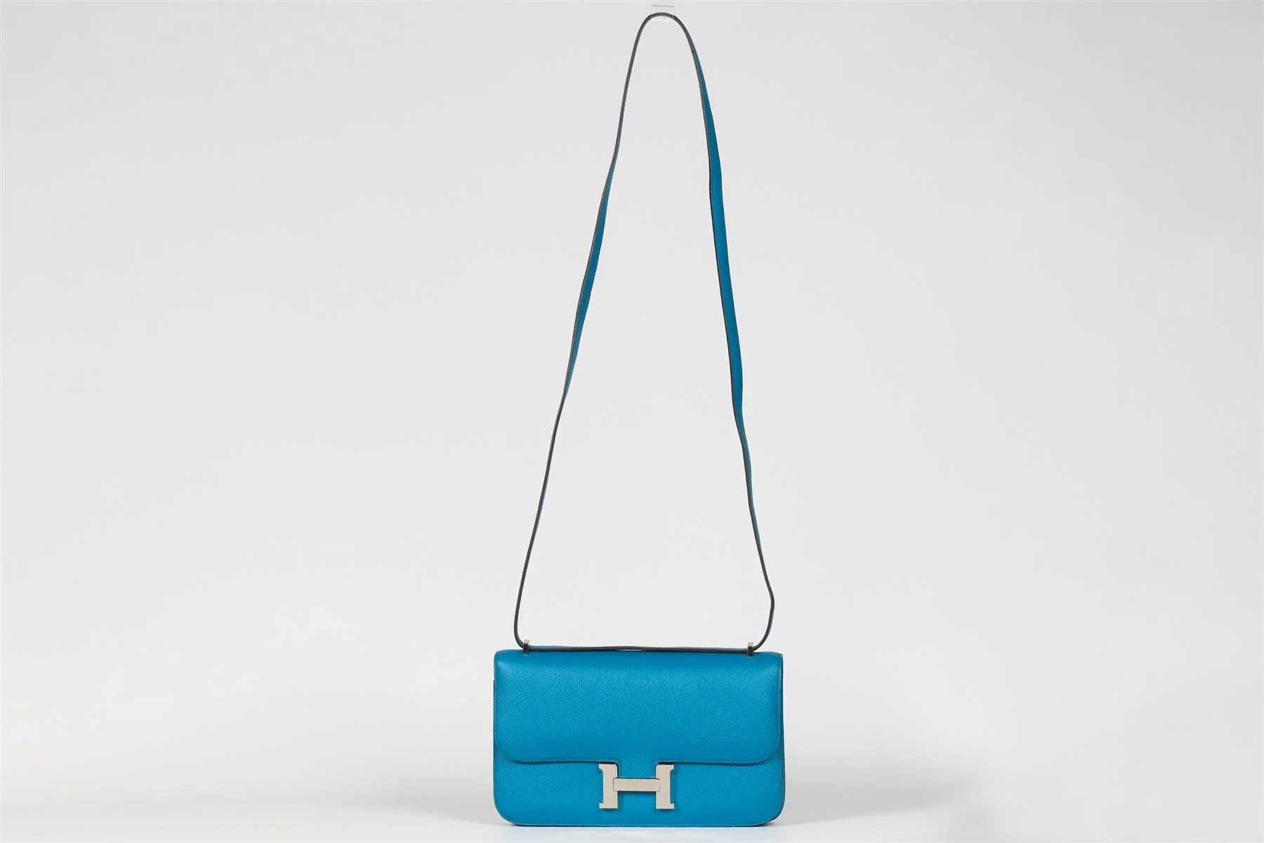 HERMÈS BLUE 2014 CONSTANCE ELAN EPSOM LEATHER SHOULDER BAG - Image 3