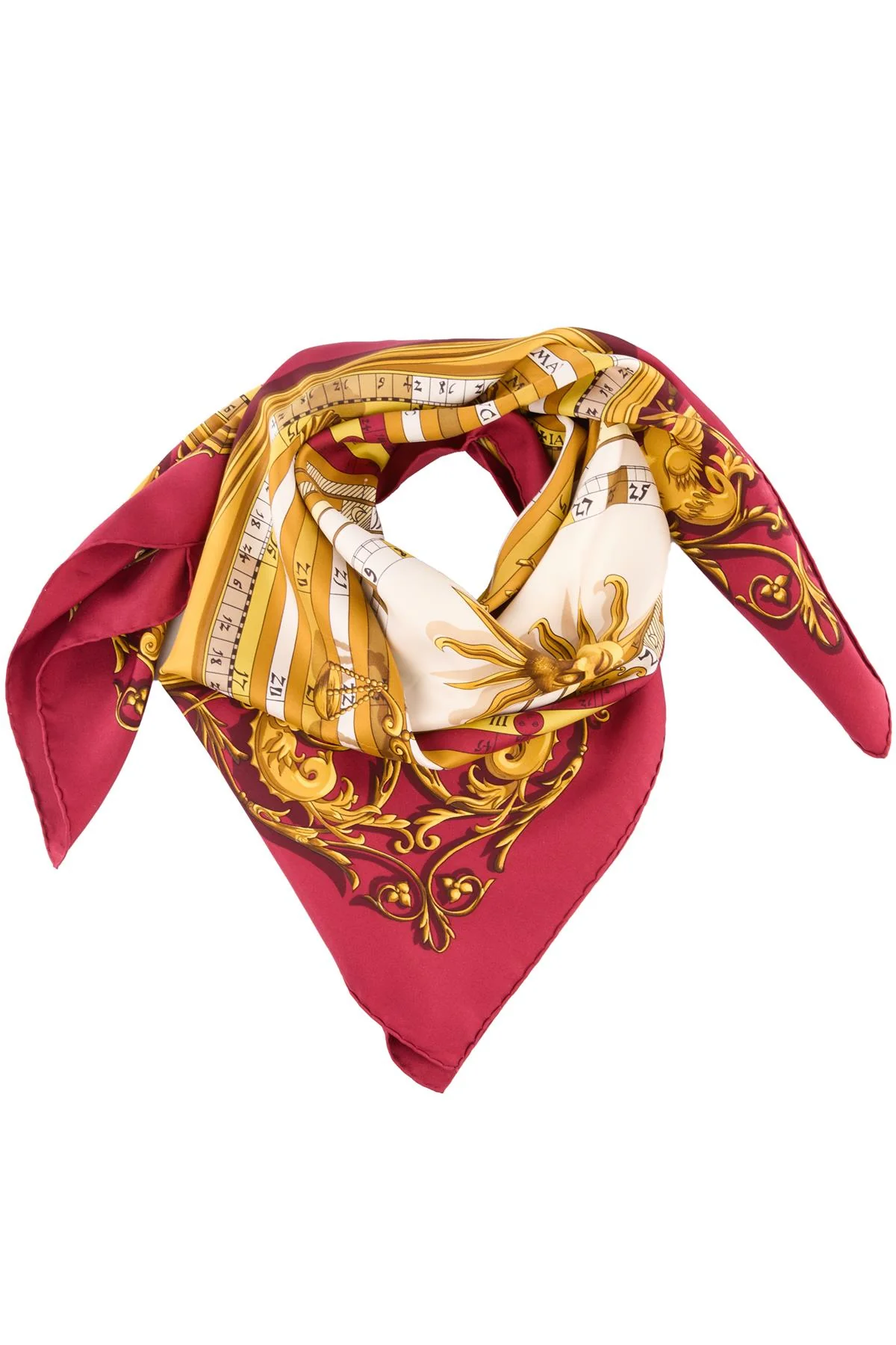 HERMÈS MULTI FÊTES VÉNITIENNES SILK SCARF