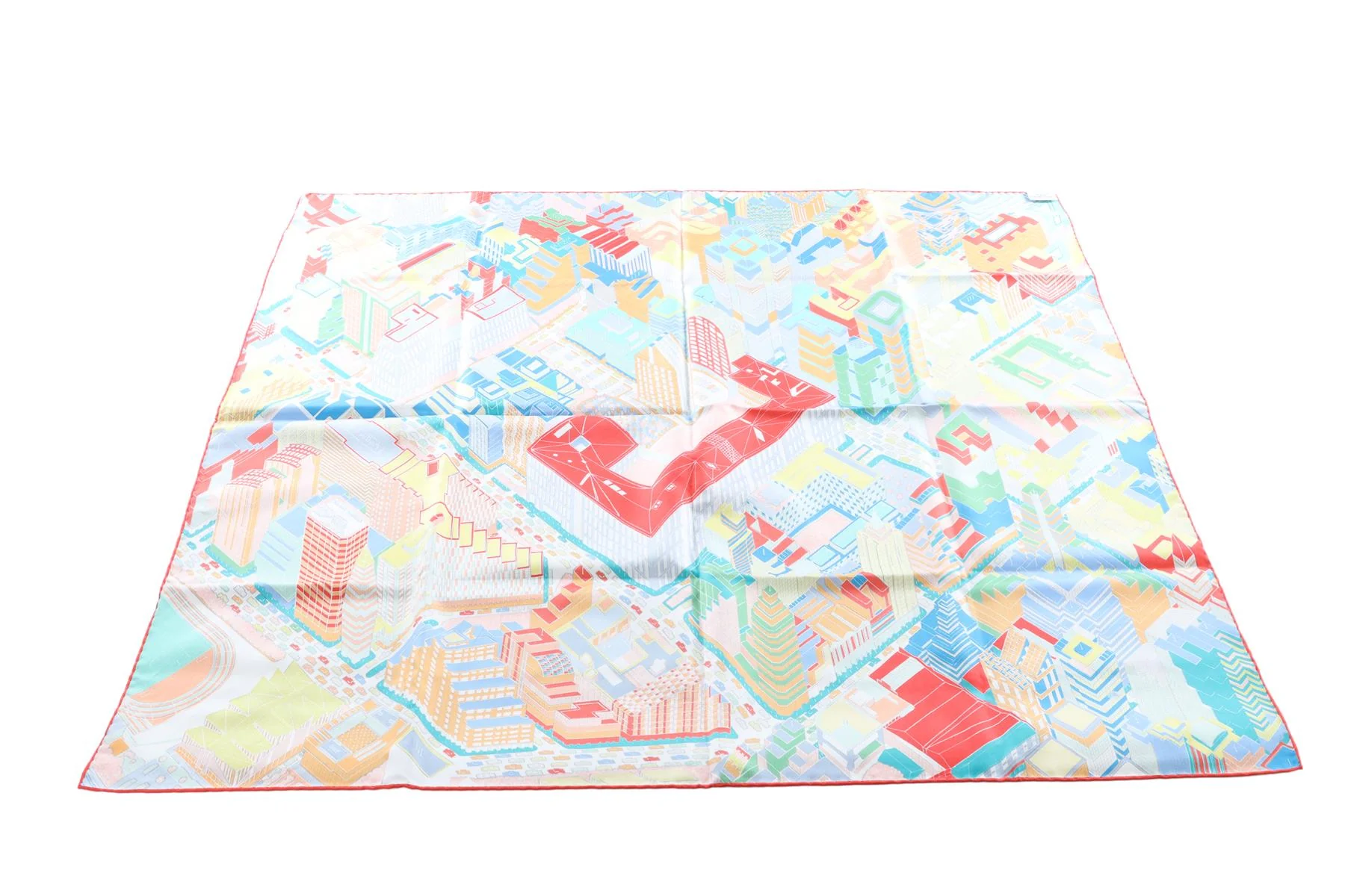 HERMÈS MULTI PANTIN CITY SILK SCARF 90CM - Image 6