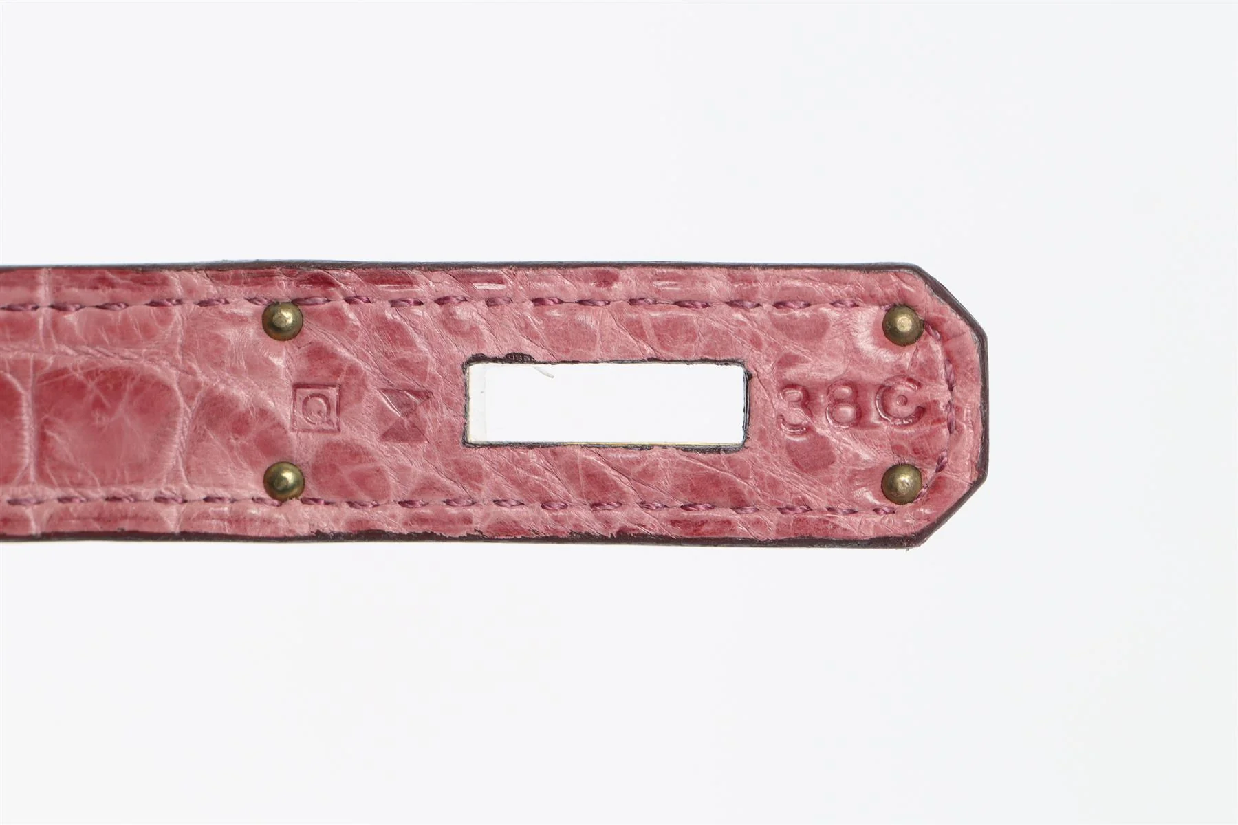 HERMÈS PINK 2013 BIRKIN 40CM MATTE ALLIGATOR LEATHER BAG - Image 11