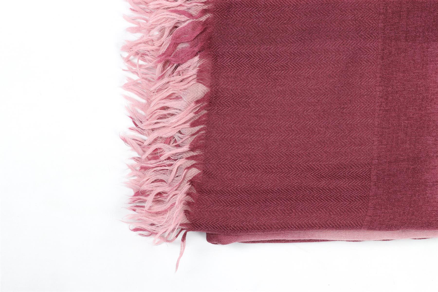 HERMÈS PINK CASHMERE SCARF ONE SIZE - Image 6