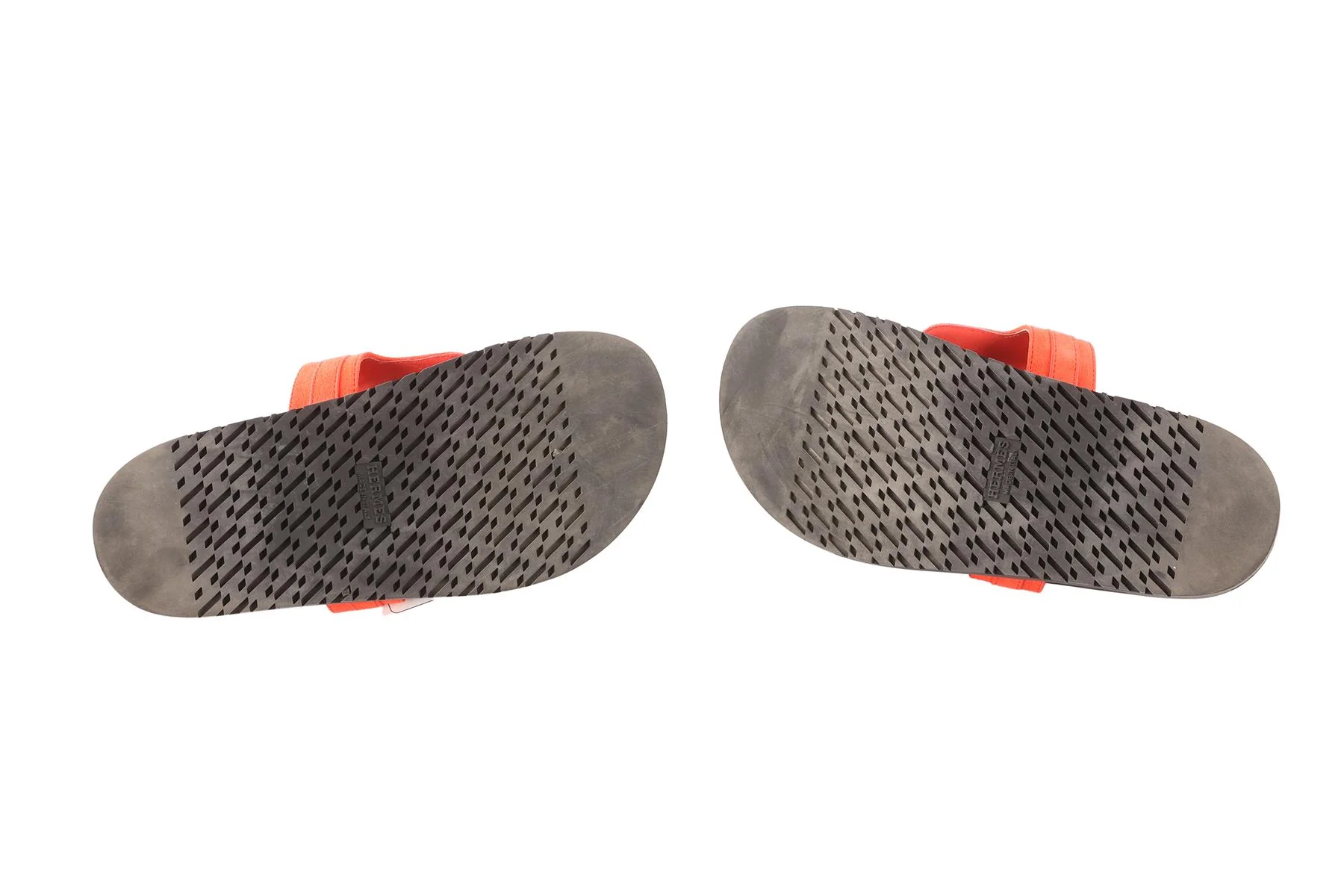 HERMÈS RED EMPIRE SUEDE SANDALS EU 36 UK 3 US 6 - Image 6