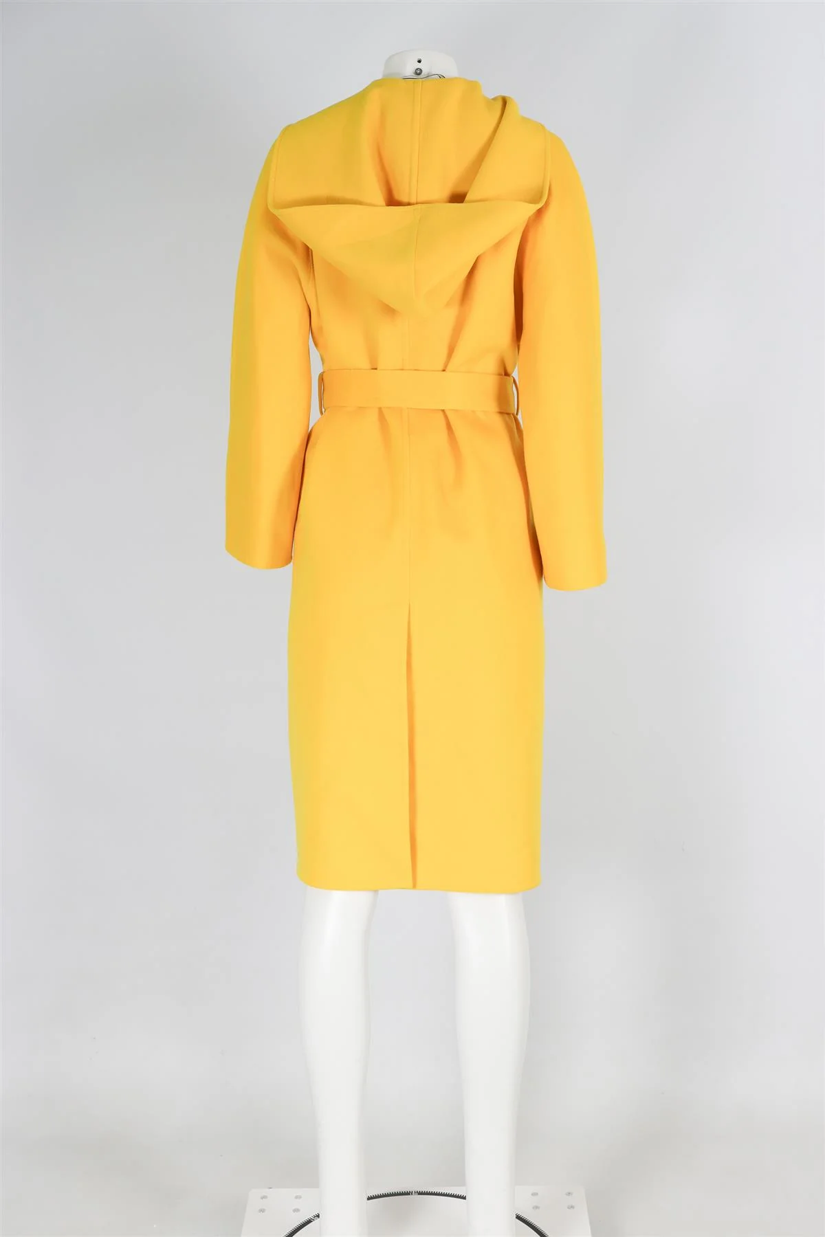 HERMÈS YELLOW CASHMERE COAT FR 34 UK 6 - Image 4