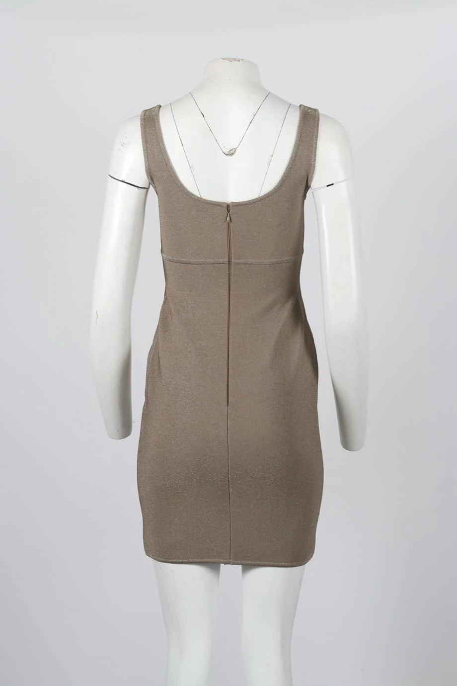 HERVE L LEROUX STRETCH KNIT MINI DRESS FR 40 UK 12 - Image 4