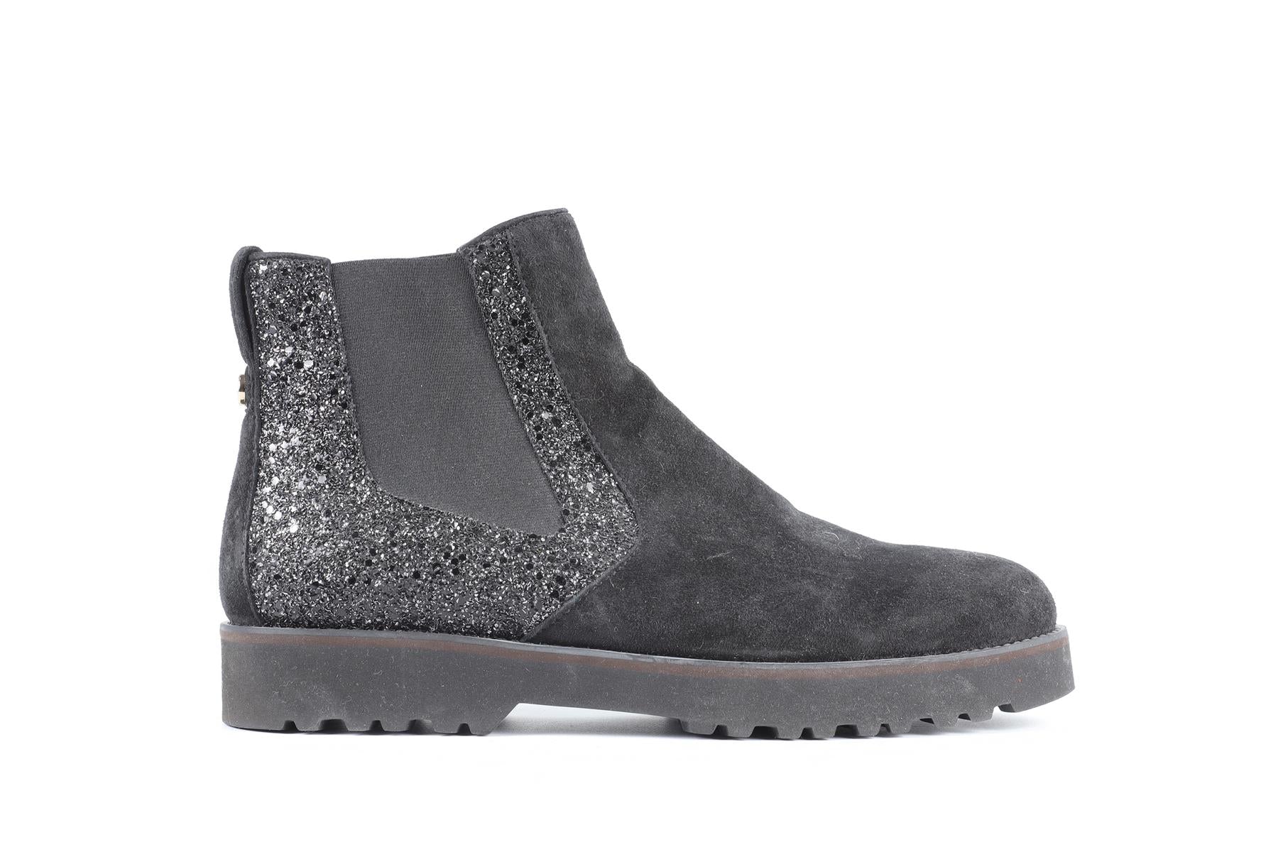 HOGAN BLACK SUEDE ANKLE BOOTS EU 38.5 UK 5.5 US 8.5 - Image 2