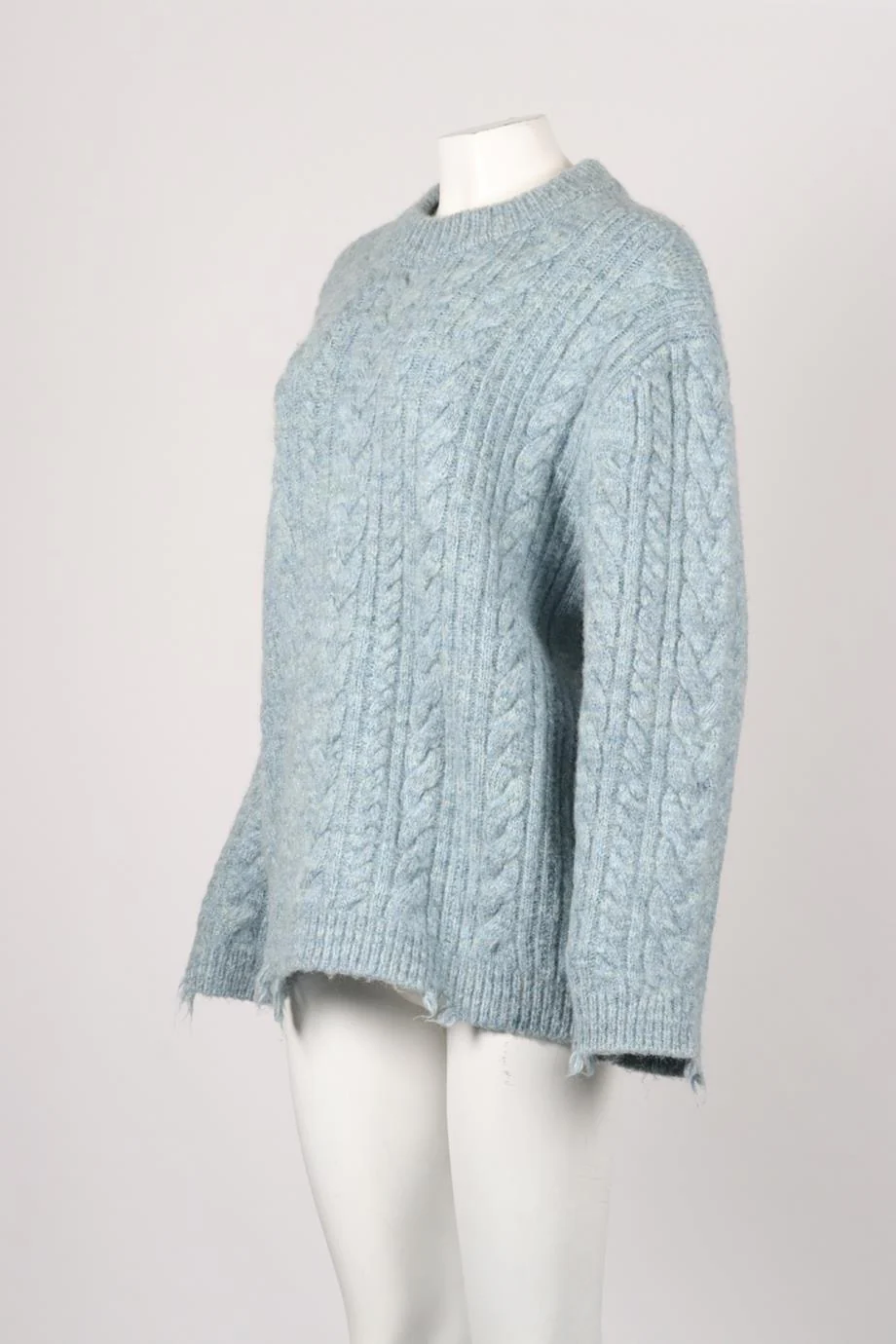HOLZWEILER DISTRESSED WOOL BLEND SWEATER SMALL - Image 3