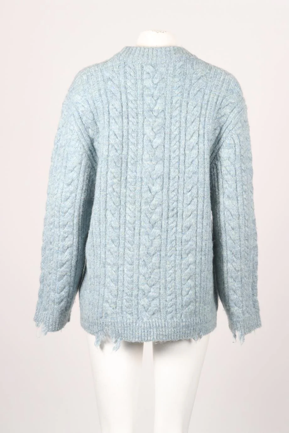 HOLZWEILER DISTRESSED WOOL BLEND SWEATER SMALL - Image 4