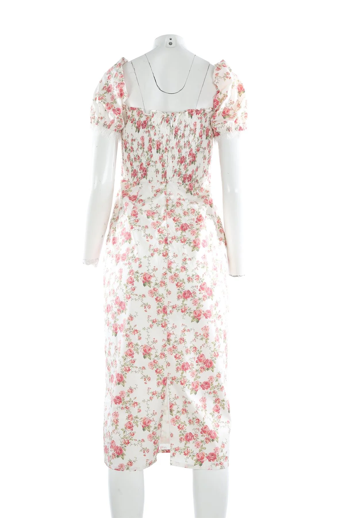 HOUSE OF CB MULTI COTTON MIDI DRESS MEDIUM - Image 4