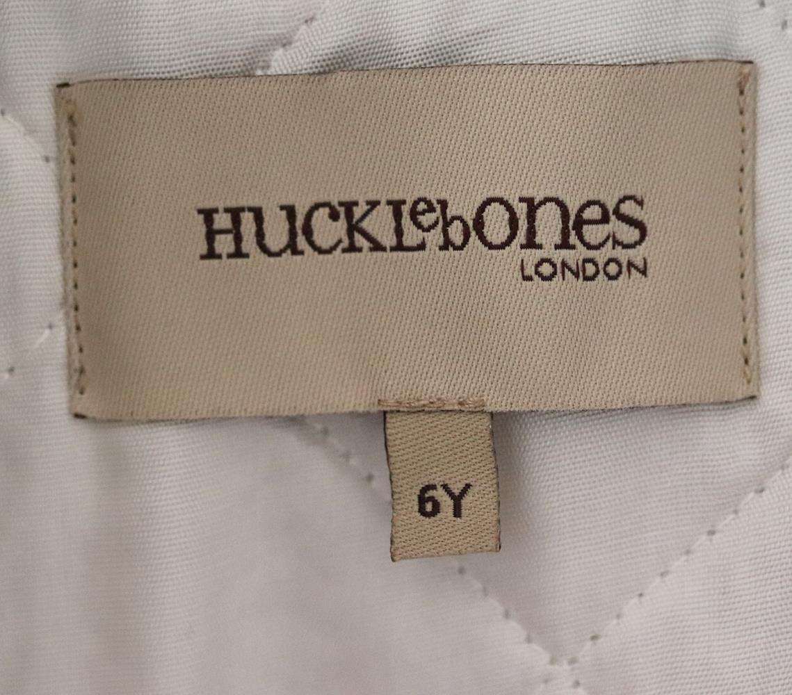 HUCKLEBONES LONDON KIDS GIRLS FAUX FUR JACKET 6 YEARS - Image 4