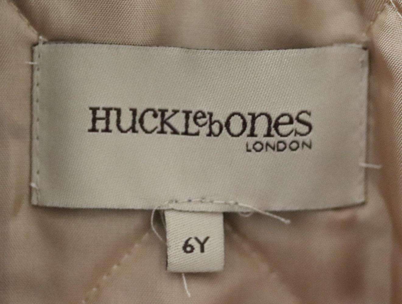 HUCKLEBONES LONDON KIDS GIRLS FAUX FUR JACKET 6 YEARS - Image 4