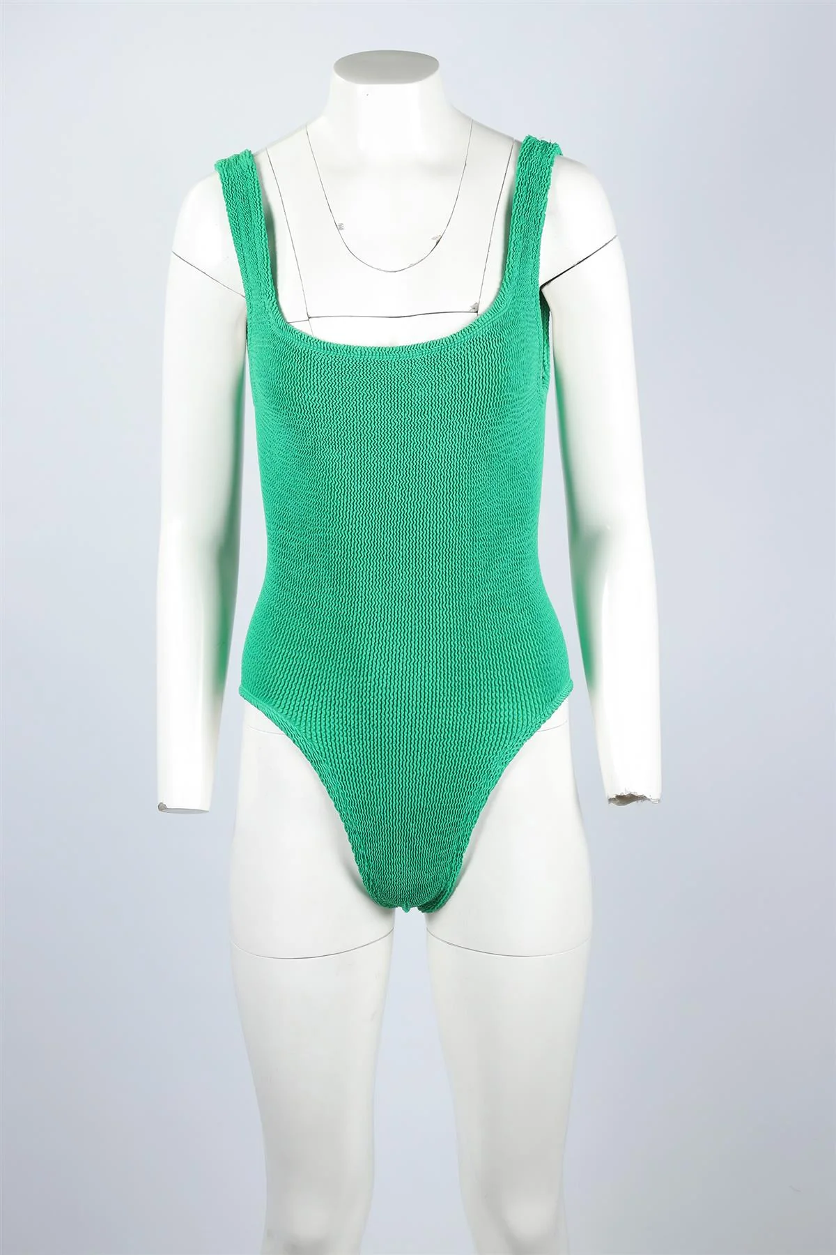 HUNZA G GREEN SWIMSUIT ONE SIZE - Image 2