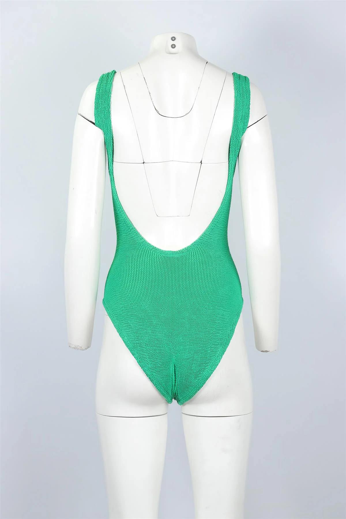 HUNZA G GREEN SWIMSUIT ONE SIZE - Image 4