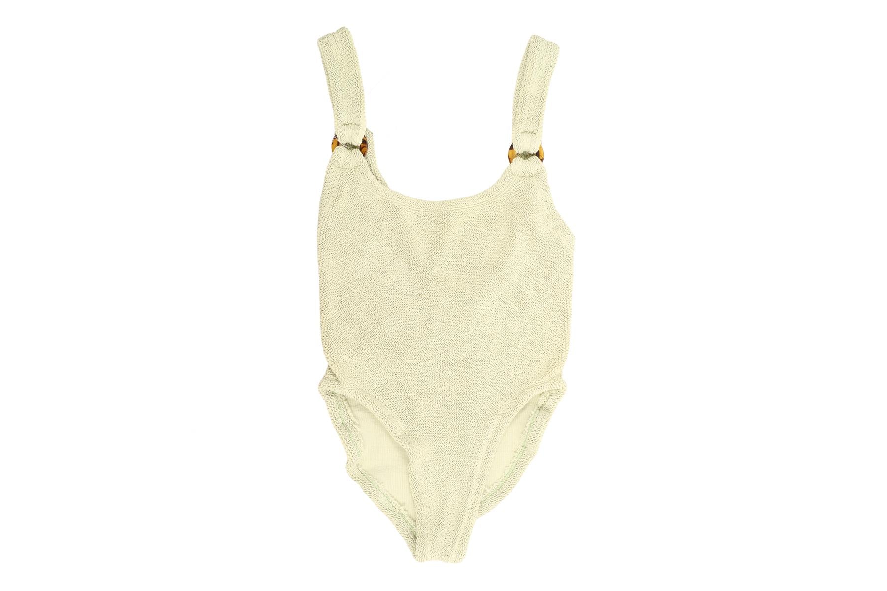 HUNZA G GREEN SWIMSUIT ONE SIZE - Image 2