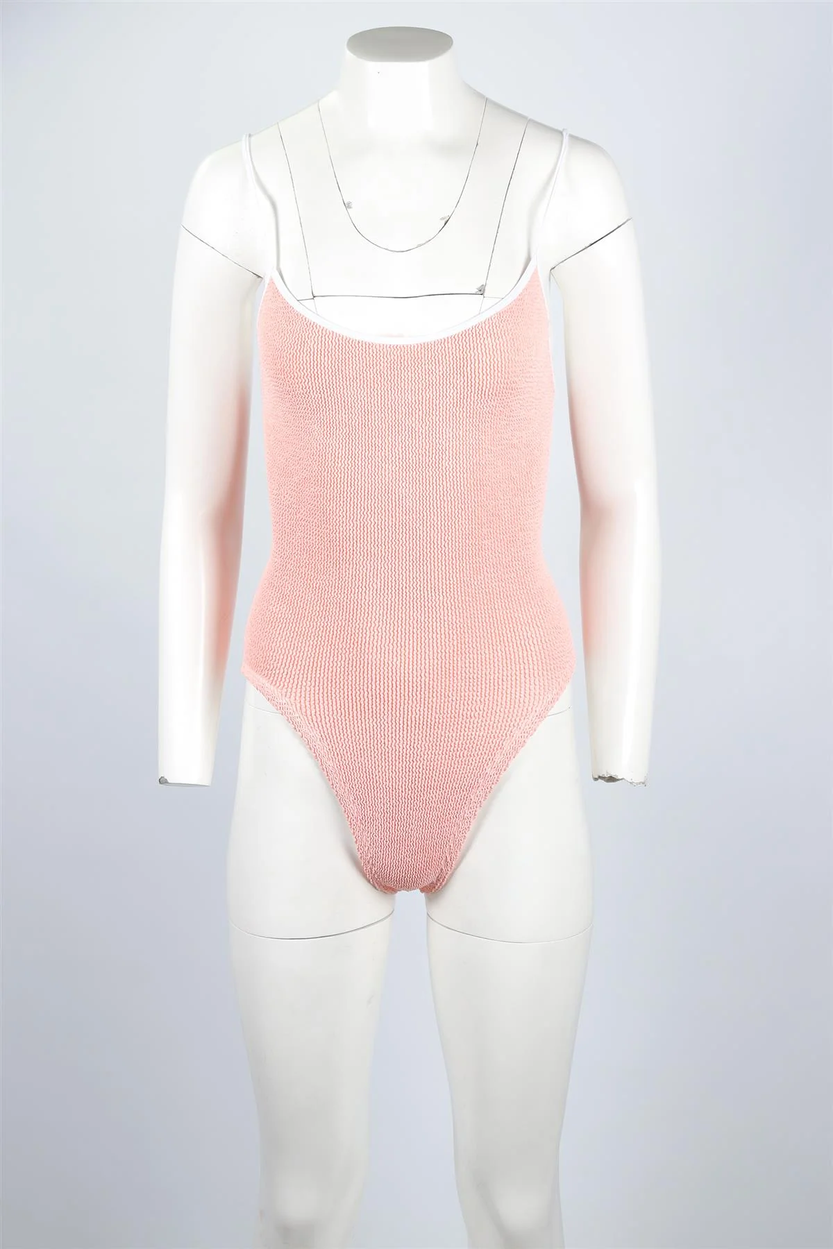 HUNZA G PEACH SWIMSUIT ONE SIZE - Image 2