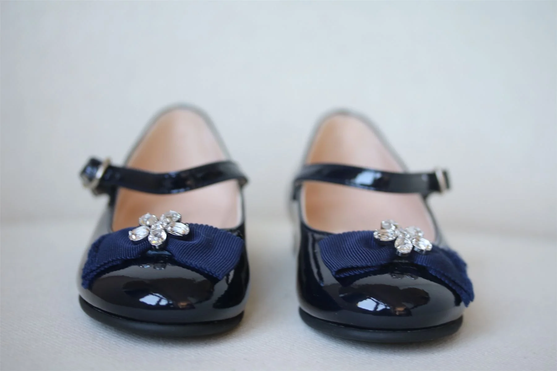IL GUFO GIRLS NAVY BLUE PATENT LEATHER SHOES EU 25 UK 8 - Image 3