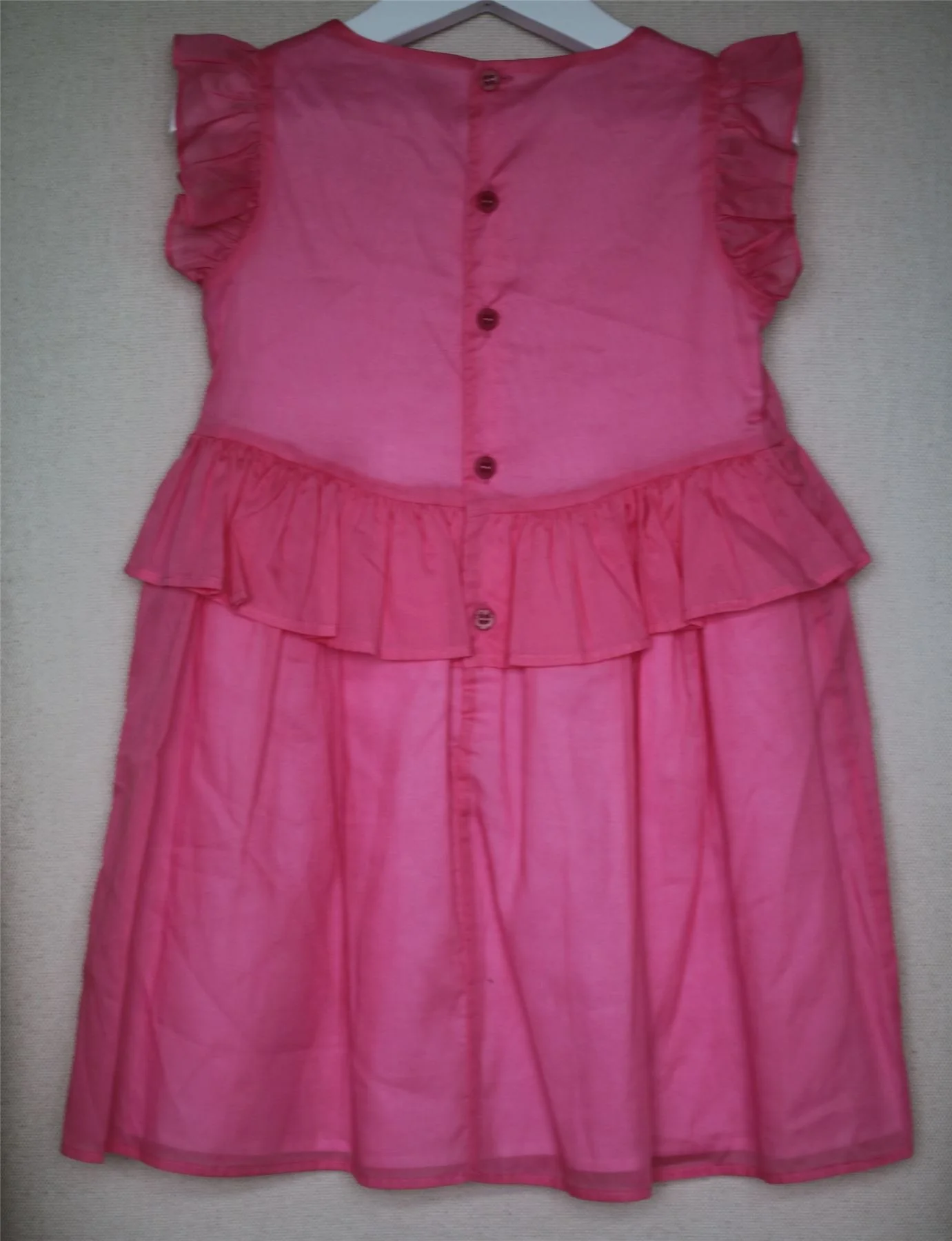 IL GUFO GIRLS PINK COTTON DRESS 4 YEARS - Image 3