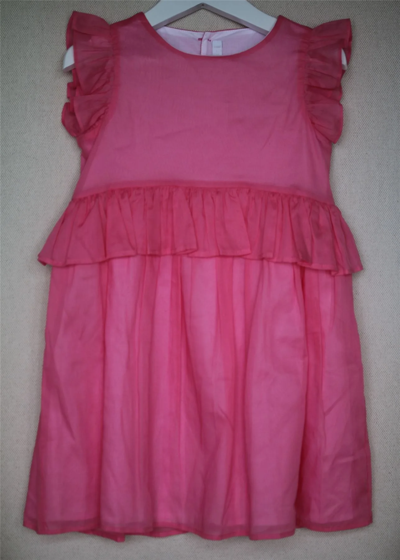 IL GUFO GIRLS PINK COTTON DRESS 4 YEARS - Image 2