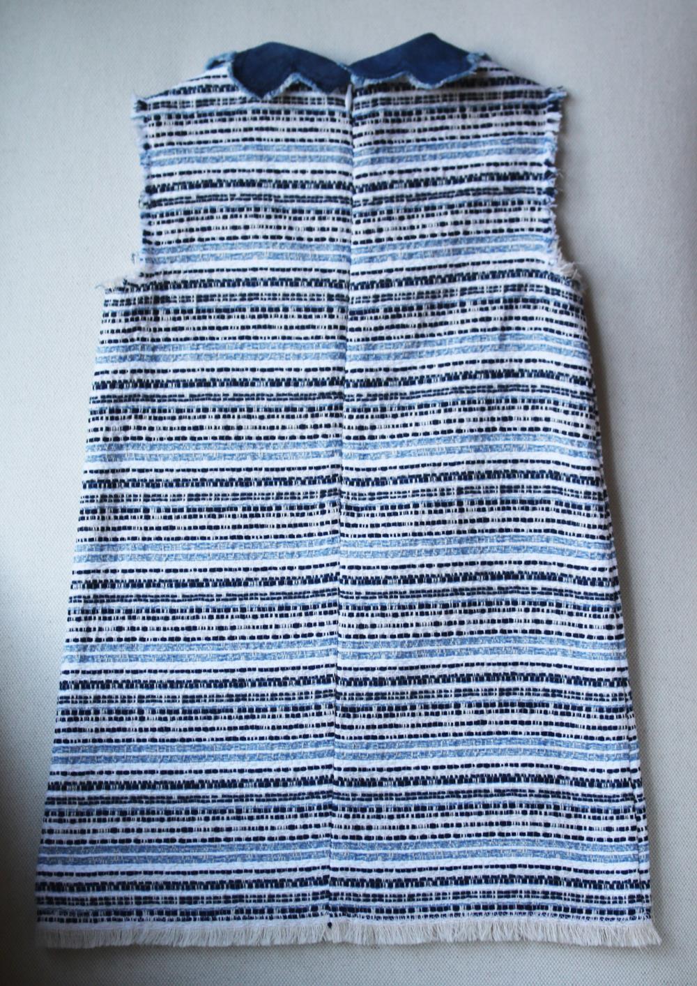 IL GUFO KIDS GIRLS COTTON BLEND BOUCLÉ DRESS 5 YEARS - Image 3