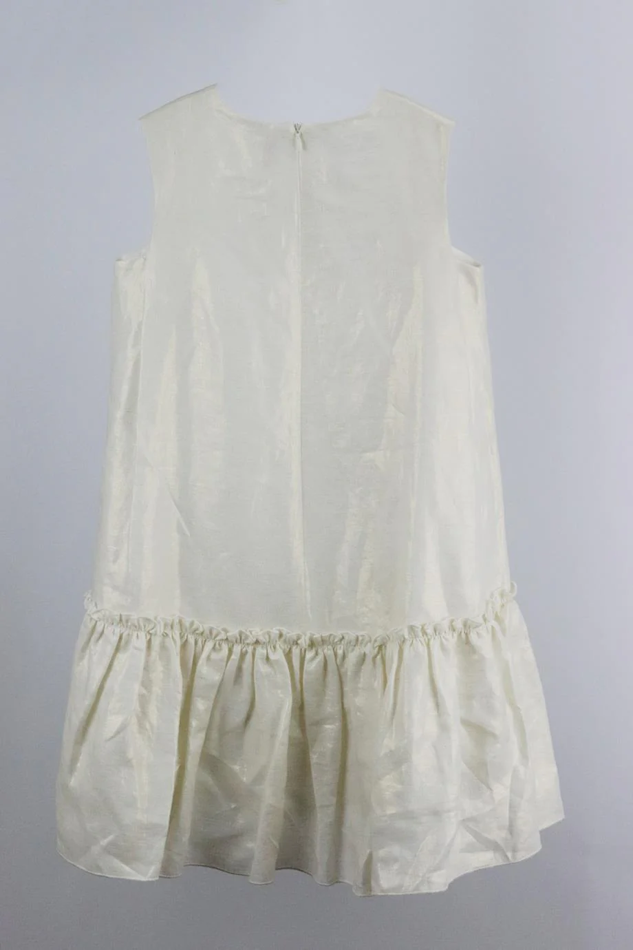 IL GUFO KIDS GIRLS METALLIC LINEN DRESS 8 YEARS - Image 3