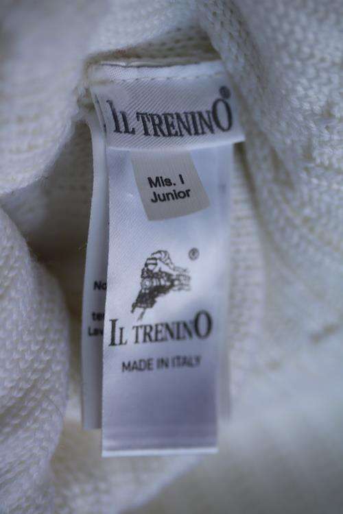 IL TRENINO KIDS GIRLS IVORY WOOL BALACLAVA HAT SIZE 1 4-6 YEARS - Image 4