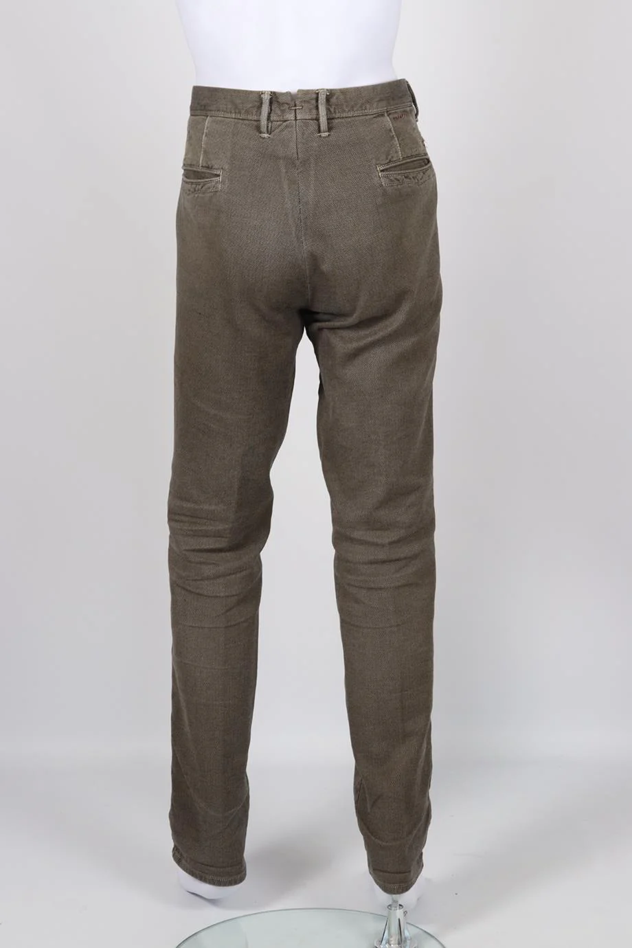 INCOTEX MEN'S COTTON BLEND STRAIGHT LEG PANTS UK/US WAIST 38 - Image 4