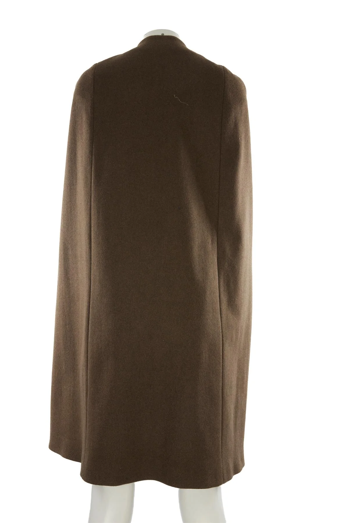 INES & MARECHAL KHAKI WOOL CAPE FR 36 UK 8 - Image 4
