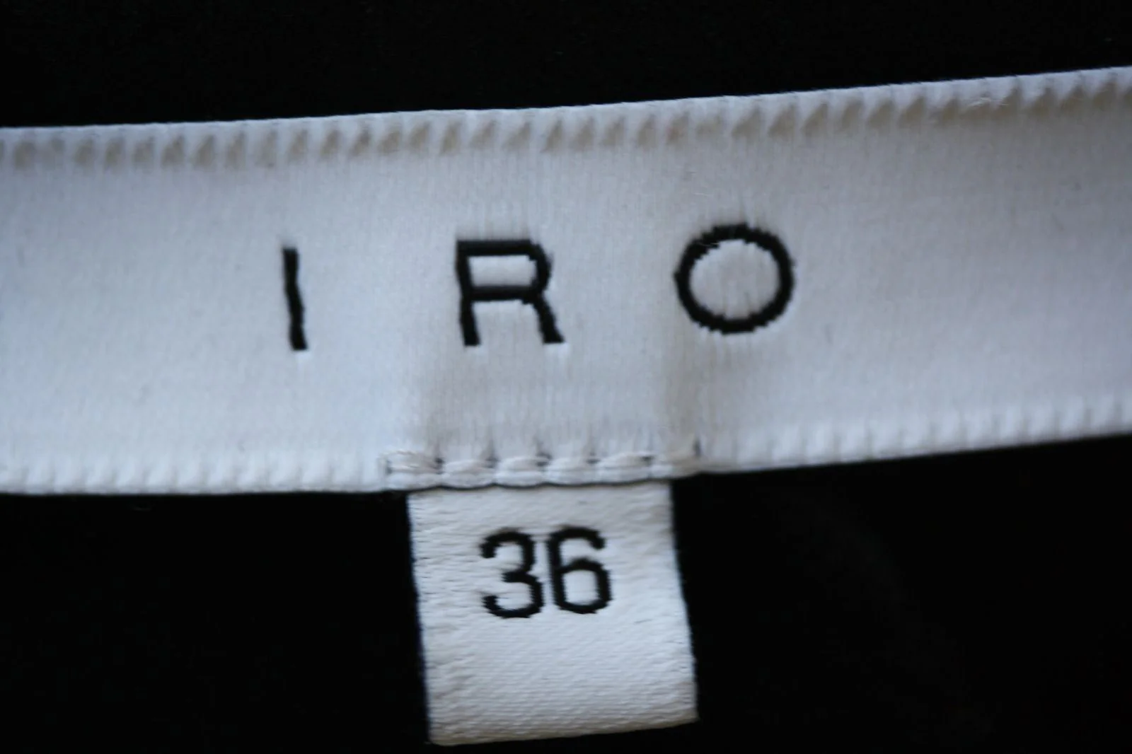 IRO MADELINA BLACK DRESS FR 36 UK 8 - Image 5