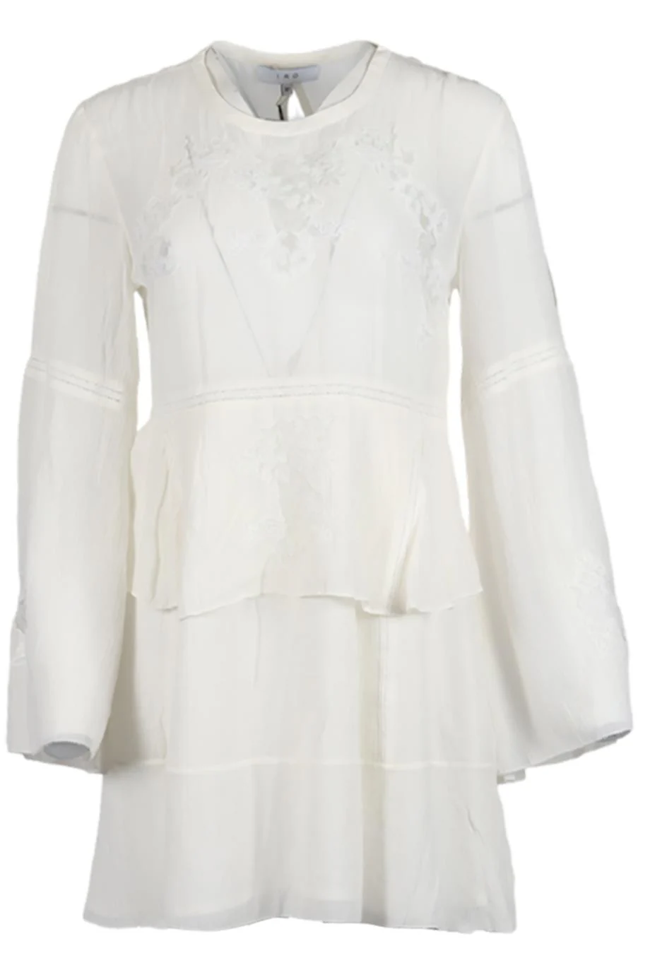 IRO SILK BLEND MINI DRESS FR 36 UK 8