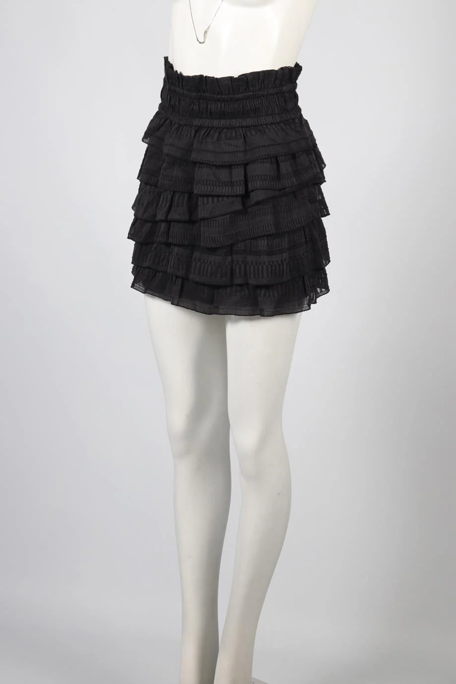 IRO SILK BLEND MINI SKIRT FR 38 UK 10 - Image 3