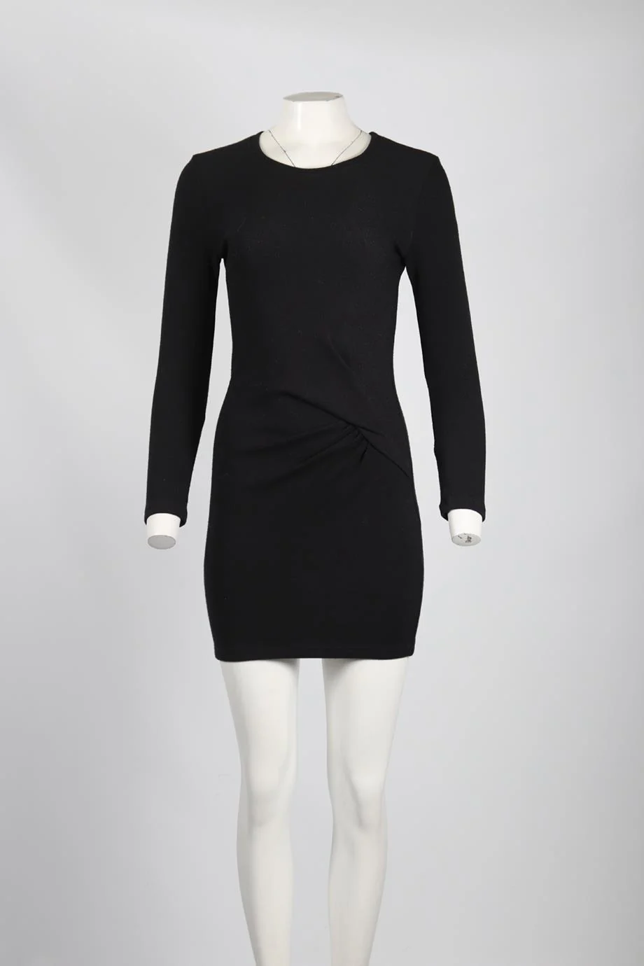 IRO WOOL BLEND MINI DRESS FR 38 UK 10 - Image 2