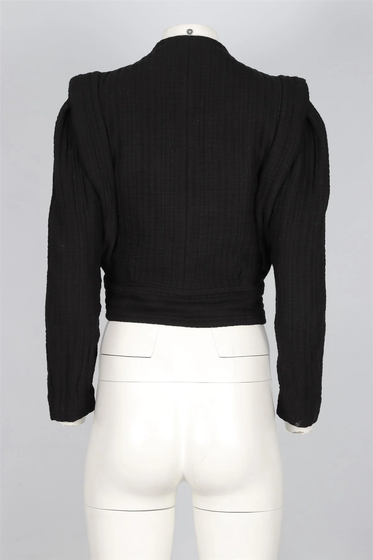 ISABEL MARANT BLACK COTTON JACKET FR 34 UK 6 - Image 4