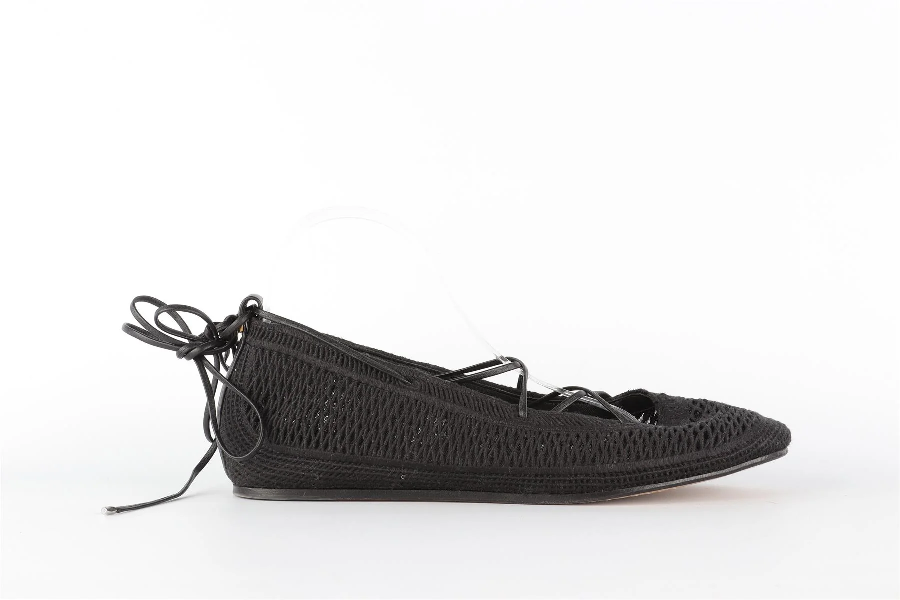 ISABEL MARANT BLACK FABRIC BALLET FLATS EU 41 UK 8 US 11 - Image 2