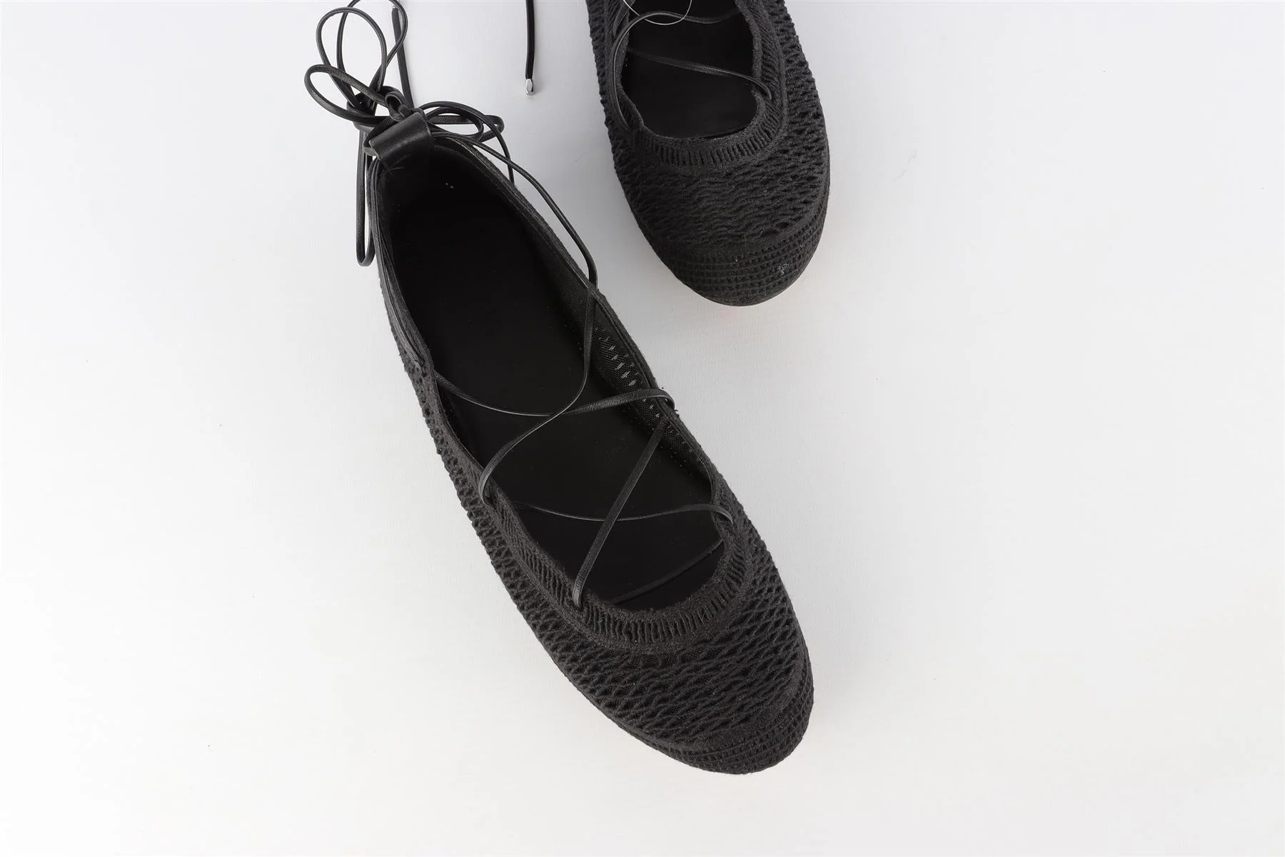 ISABEL MARANT BLACK FABRIC BALLET FLATS EU 41 UK 8 US 11 - Image 4