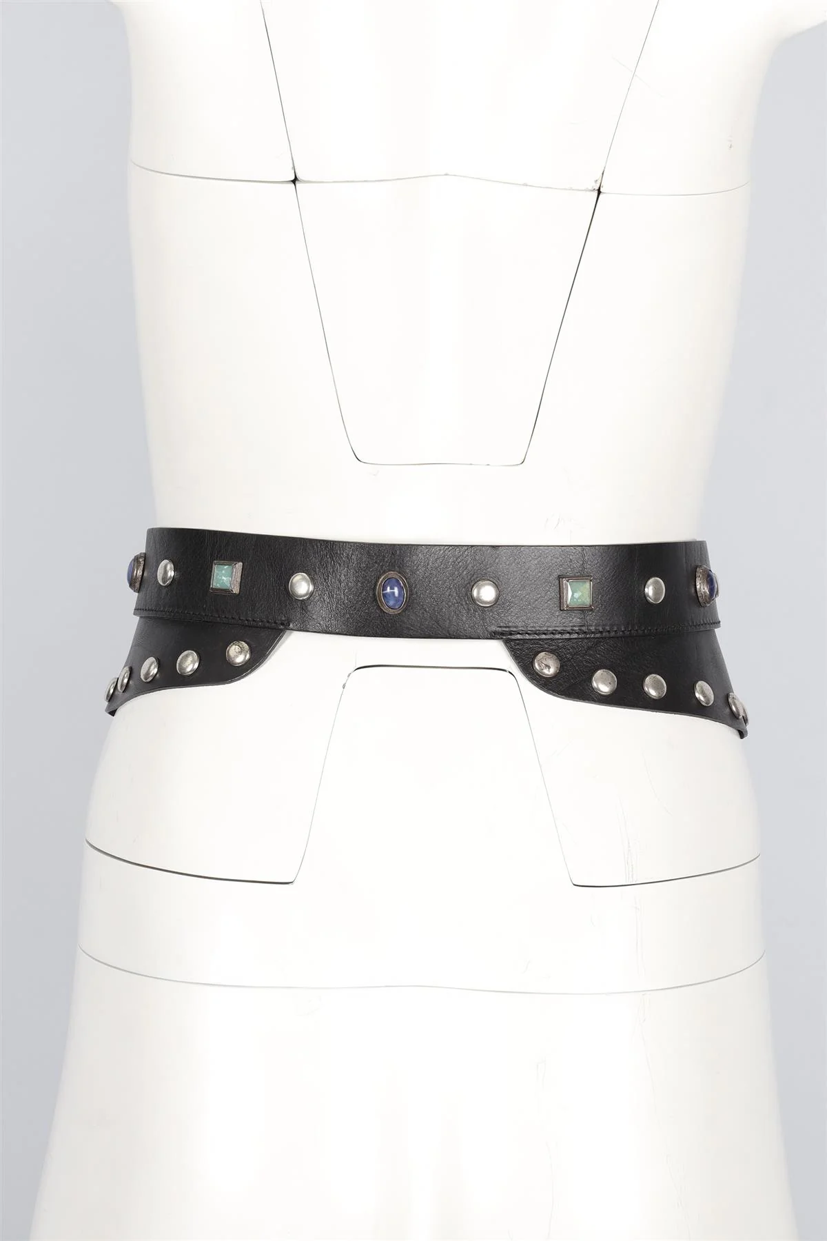 ISABEL MARANT BLACK LEATHER WAIST BELT SMALL - Image 7