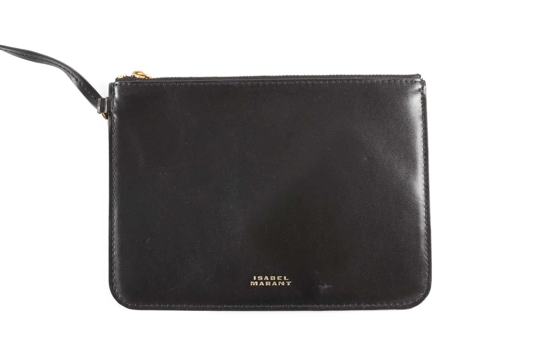 ISABEL MARANT BLACK OSKAN LEATHER SHOULDER BAG - Image 10