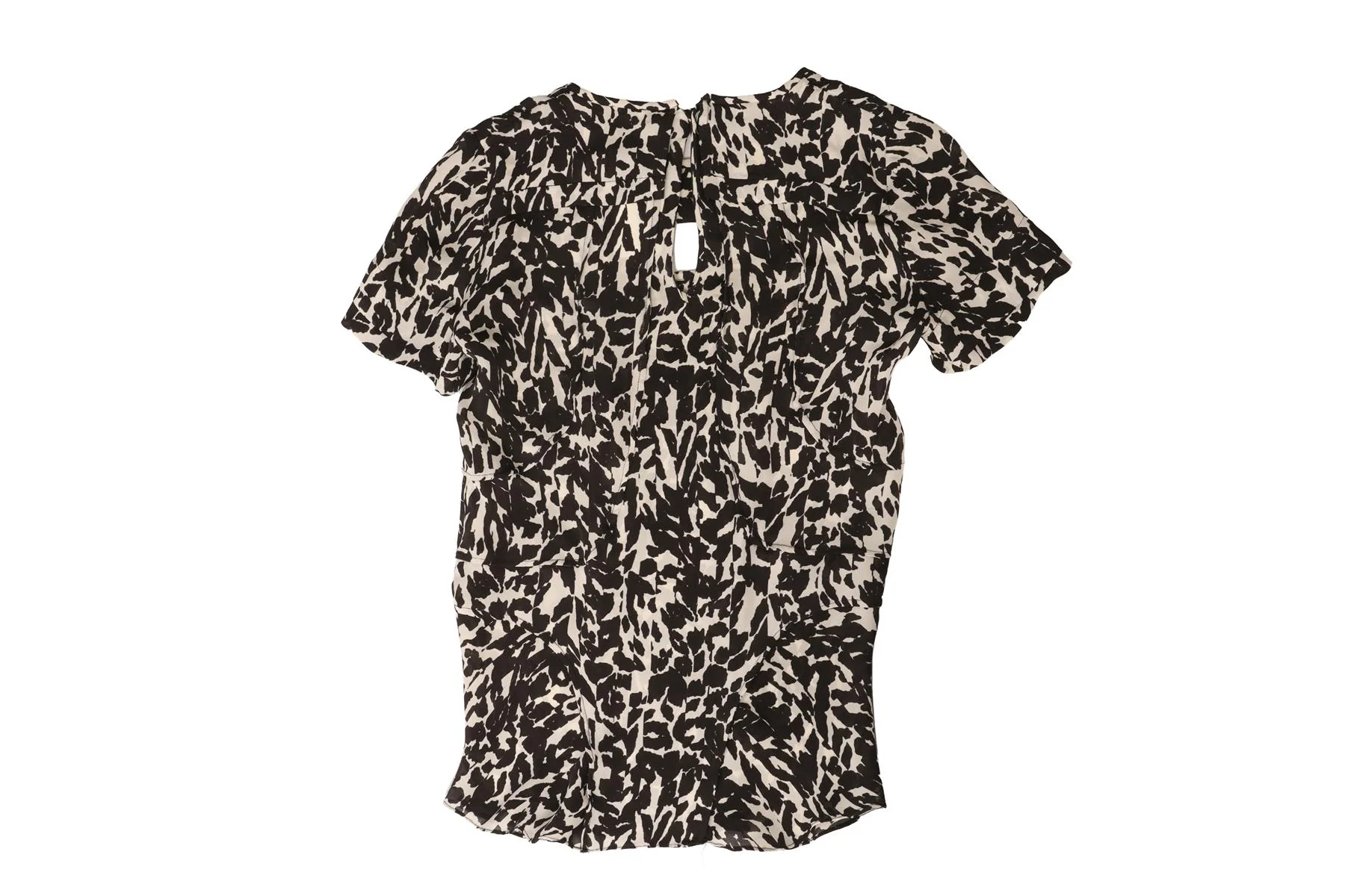 ISABEL MARANT BLACK SILK TOP FR 34 UK 6 - Image 4