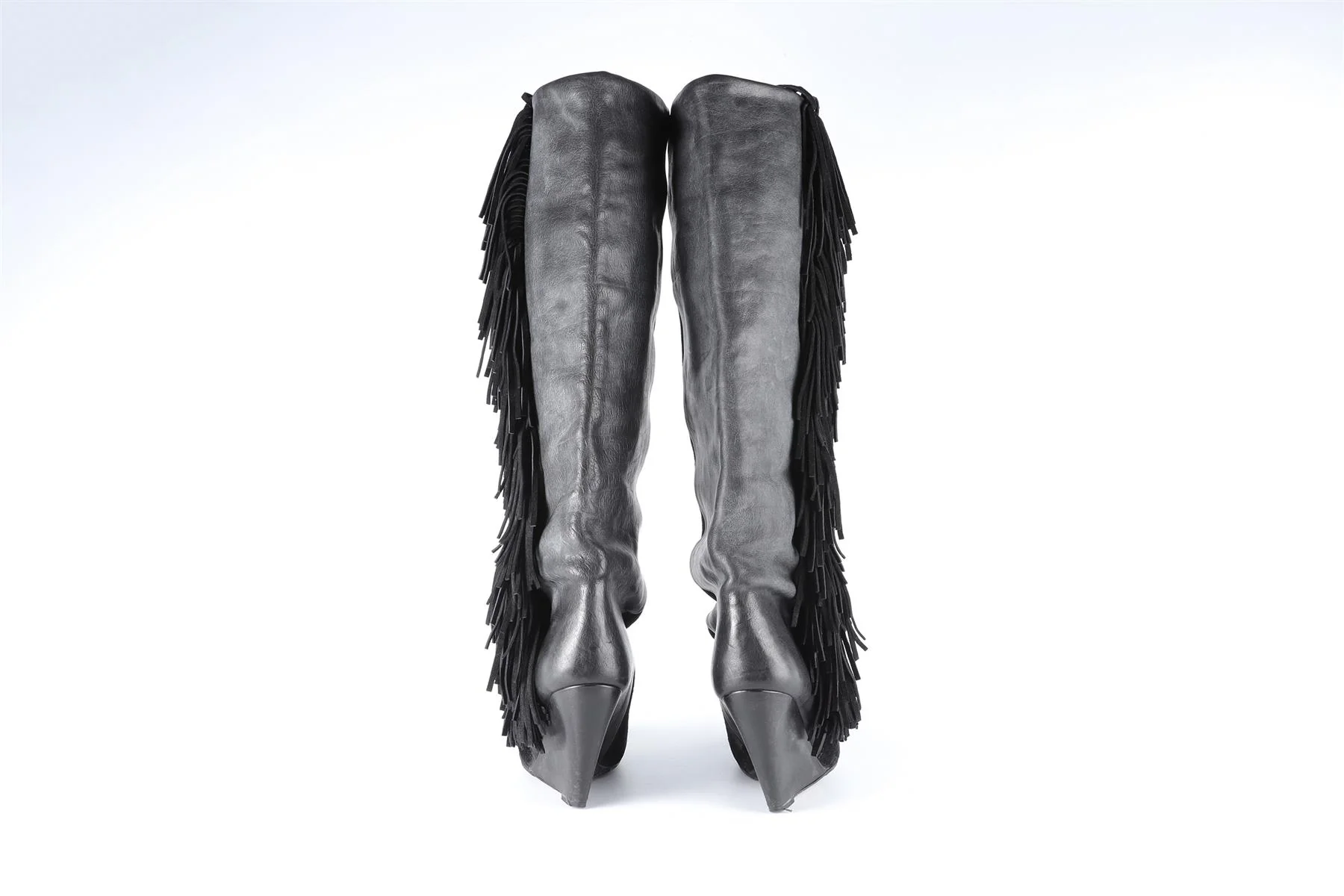 ISABEL MARANT BLACK SUEDE KNEE HIGH BOOTS EU 38 UK 5 US 8 - Image 4